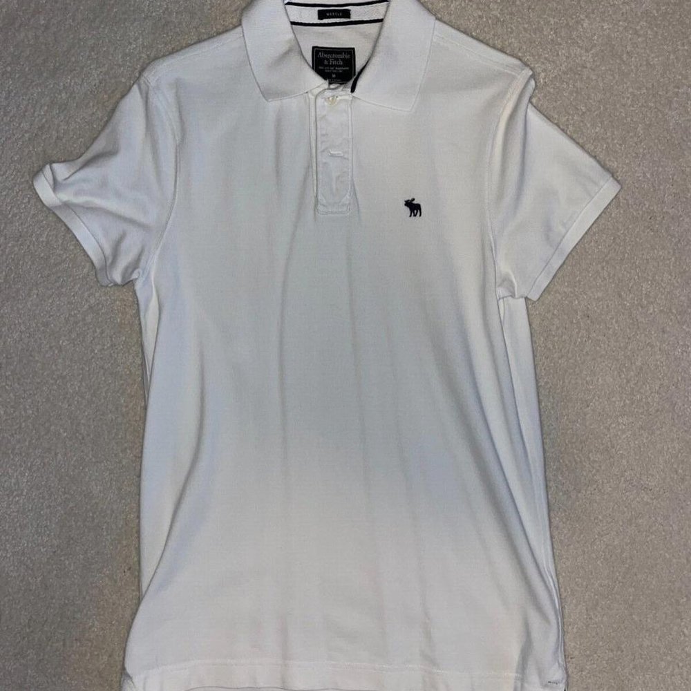 Abercrombie & Fitch Muscle Men's M Pol White — Top Condition